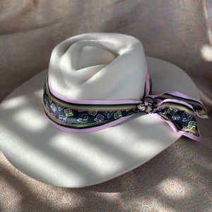 Henri Bendel Graffiti Fedora Hat